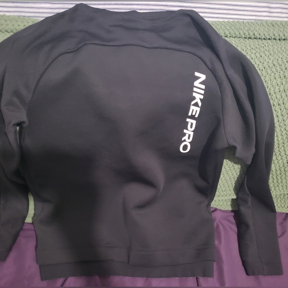 Men's Nike Pro Dry Fit Hoodie "Black" Size Small - Picture 2 of 5